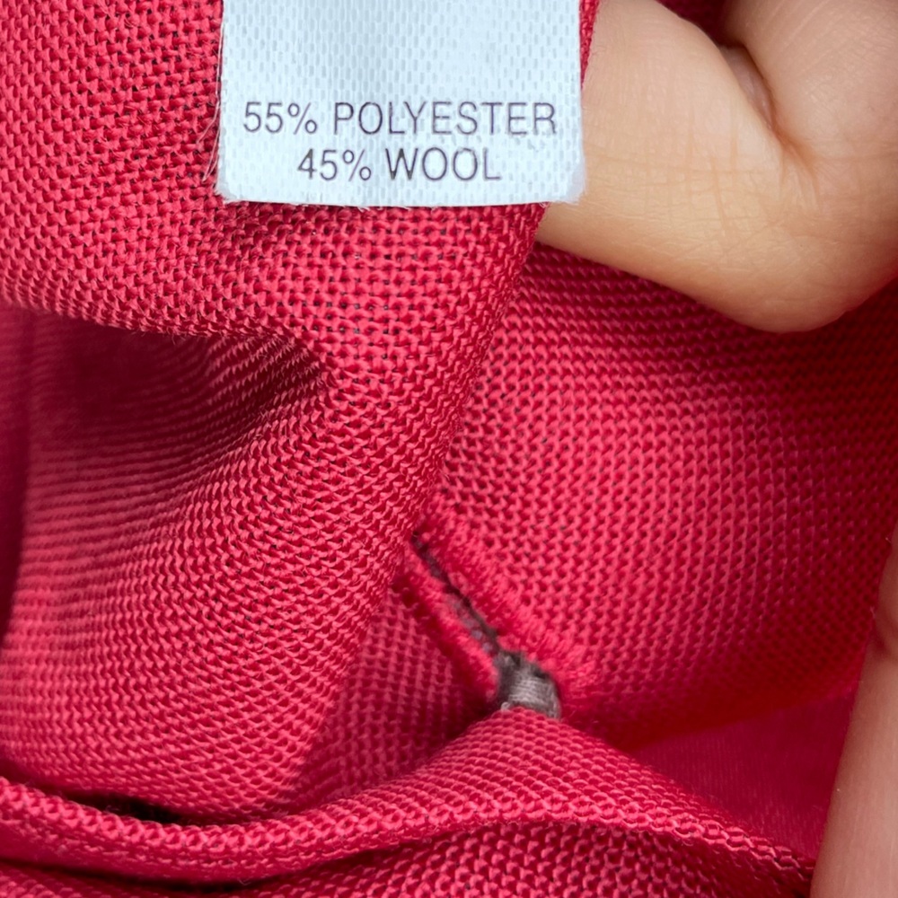 Orvis Coral Wool Blend Blazer Petite 4P Tailored Jacket - Picture 3 of 7